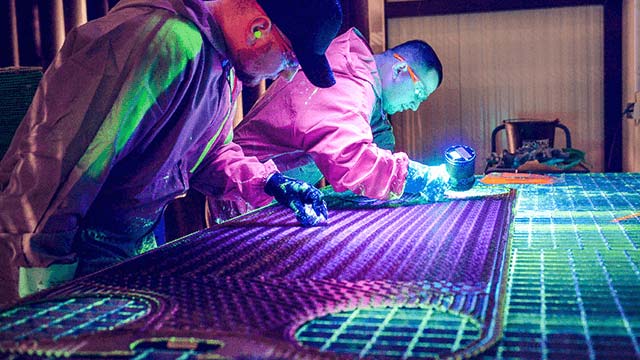 Maintenance d'un échangeur thermique dans le centre de service Alfa Laval à Cologne